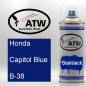Preview: Honda, Capitol Blue, B-38: 400ml Sprühdose, von ATW Autoteile West.